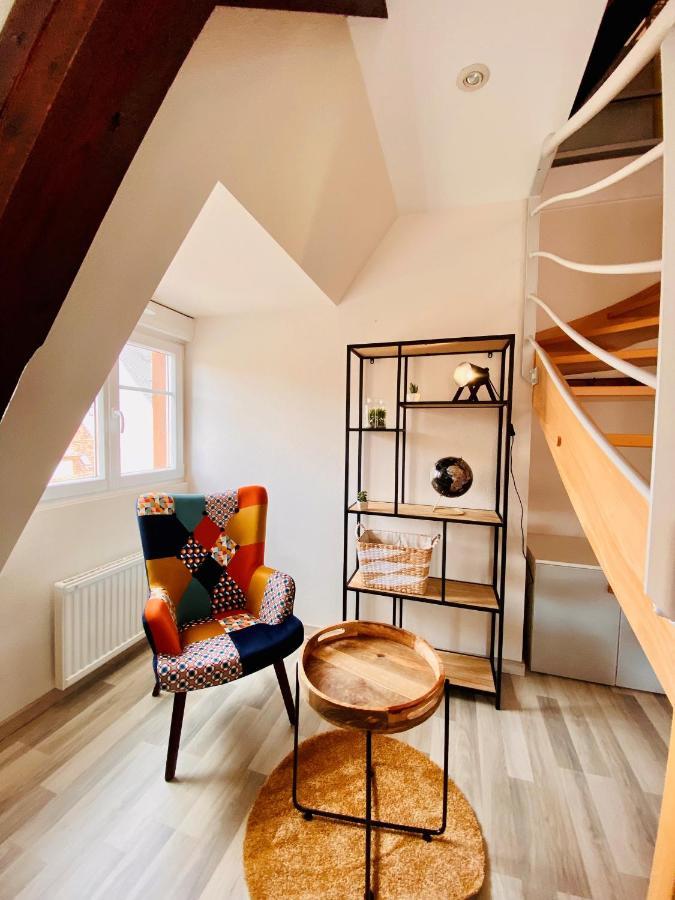 L'Envolee Alsacienne - Magnifique Appartement En Duplex Ostheim Eksteriør billede