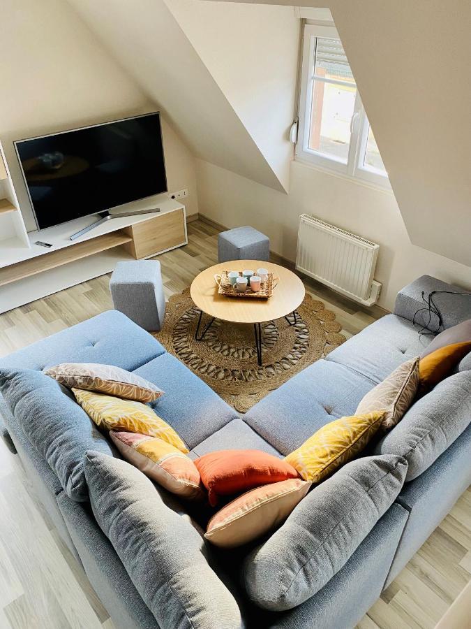 L'Envolee Alsacienne - Magnifique Appartement En Duplex Ostheim Eksteriør billede