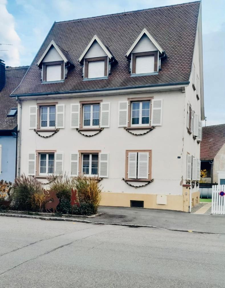 L'Envolee Alsacienne - Magnifique Appartement En Duplex Ostheim Eksteriør billede
